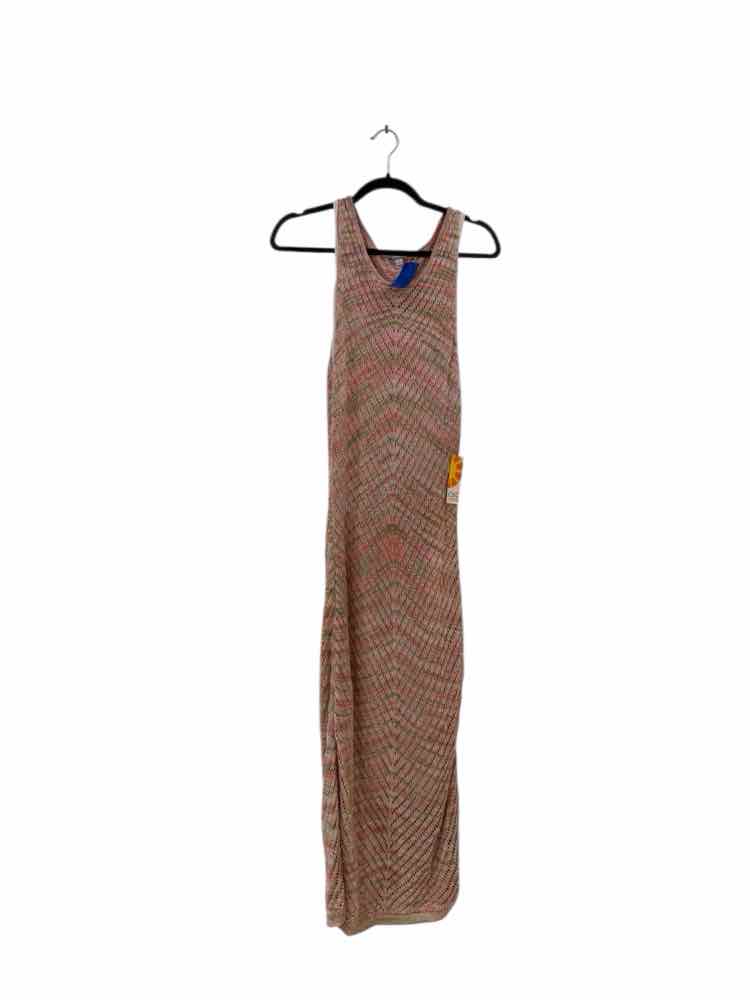 C & C California Green and Orange Size L Dress