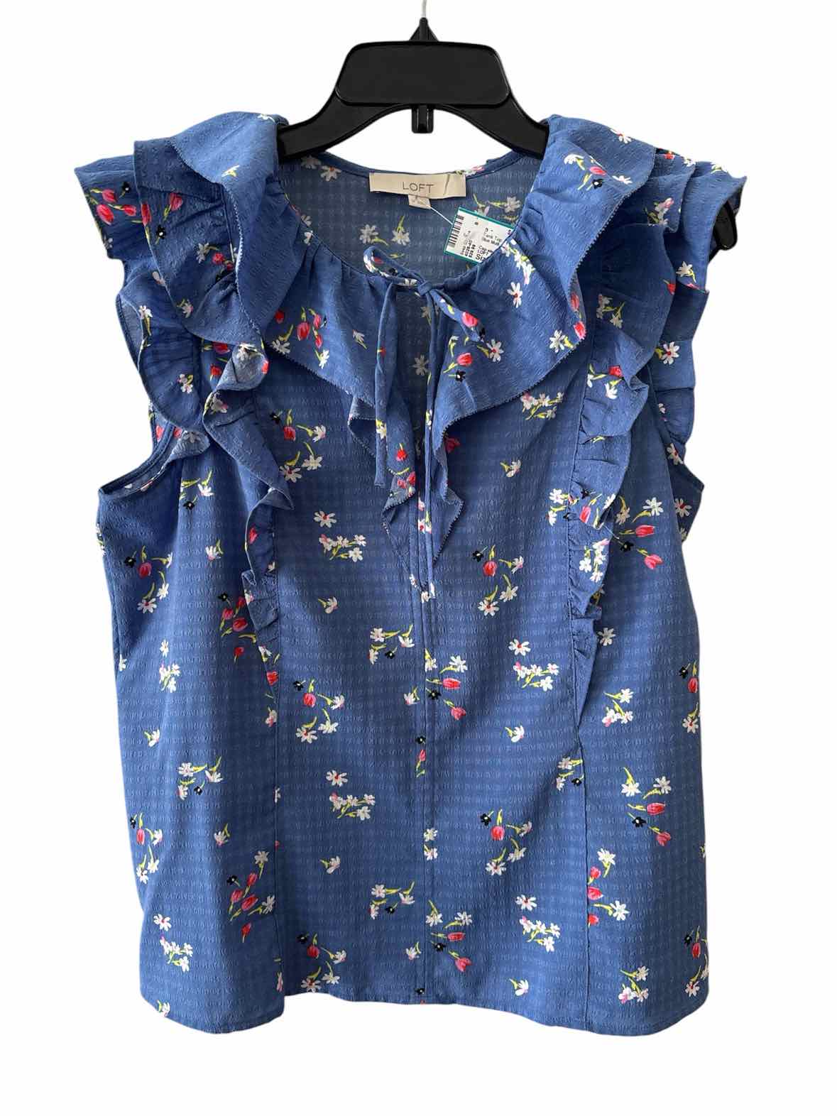 LOFT Blue Multi Size M Tank Top