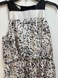 Halston Heritage Cream and Black Size 0 Dress