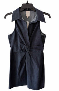 cinq a sept dark chambray Size 6 Dress