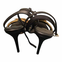 Serena Uziyel Black and Gold Size 36 Shoes