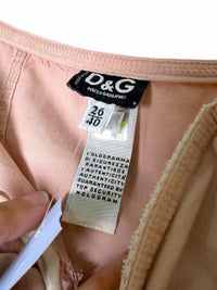 Dolce and Gabana Blush Size 26 Dress