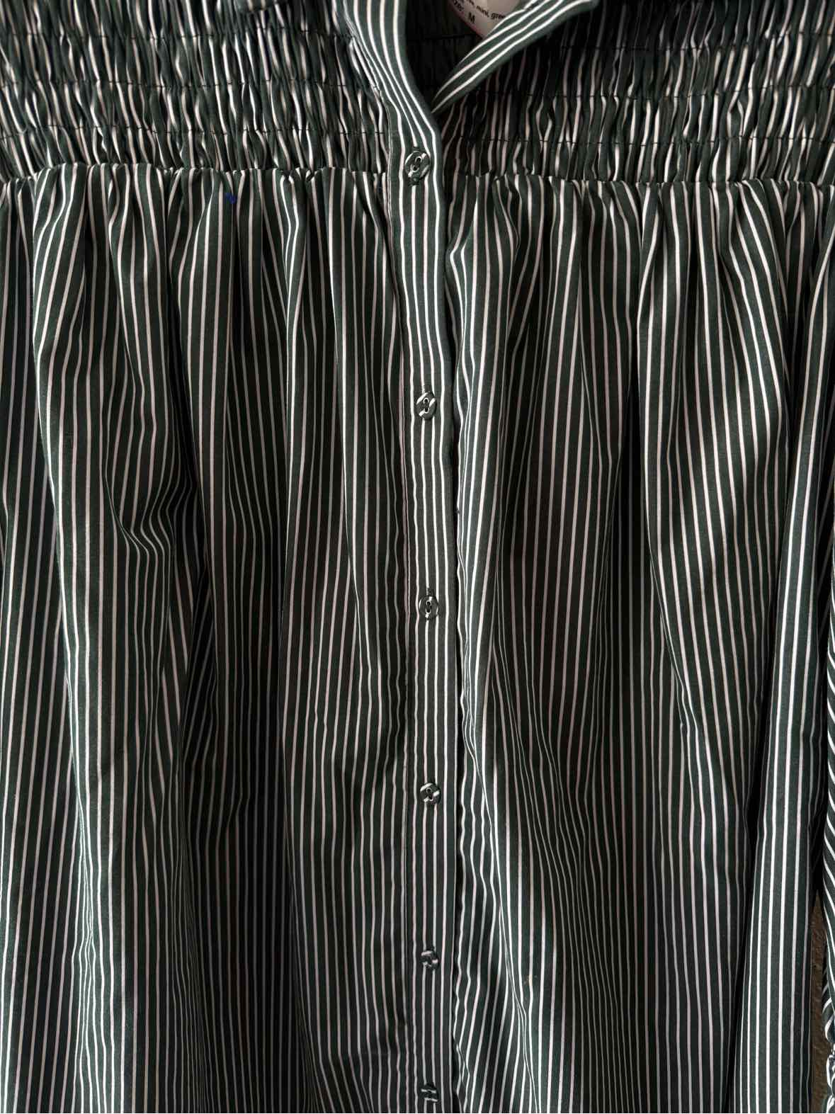 Aureum Green and White Size M Dress