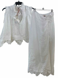 Muche Muchette White Size One Size 2 PC Dress