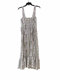 Reformation White and Green Size 4 Dress