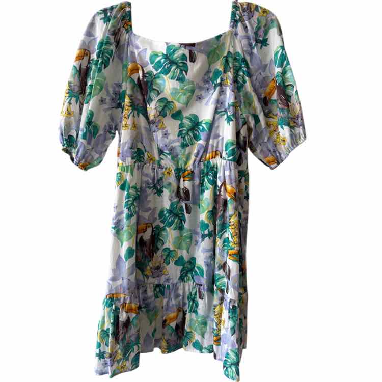 Lavender Brown White Multi Size M Dress Swap Boutique Lavender Brown White Multi Size M Dress Swap Boutique