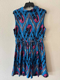 Modcloth Blue Multi Size XL Dress