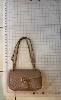 Gucci GG Marmont Small Leather Shoulder B rose mauve Handbag