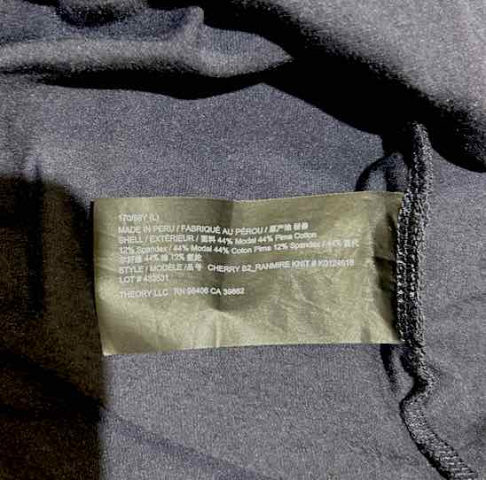 Theory dark navy Size L Dress