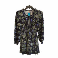 Love Shack Fancy Navy and Green Size S Dress