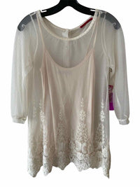 Velvet by G&S Cream Size S Shirt