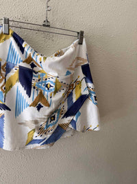 Savvi White Multi Size L Skort