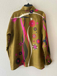 Vilagallo Olive Multi Size 42 Shirt