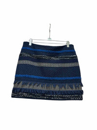alice + olivia Navy Blue Multi Size 6 Skirt