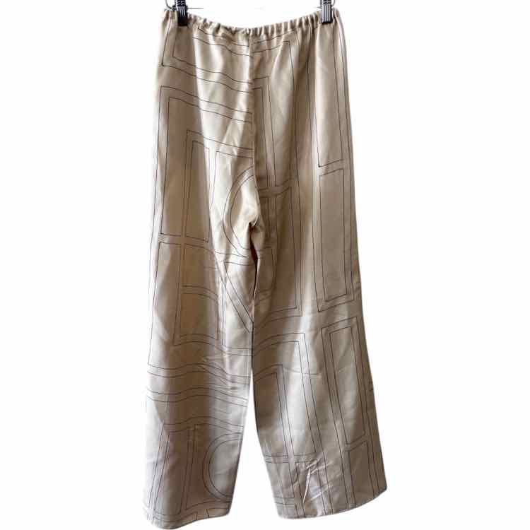 toteme Ivory and black Size 34 Pants