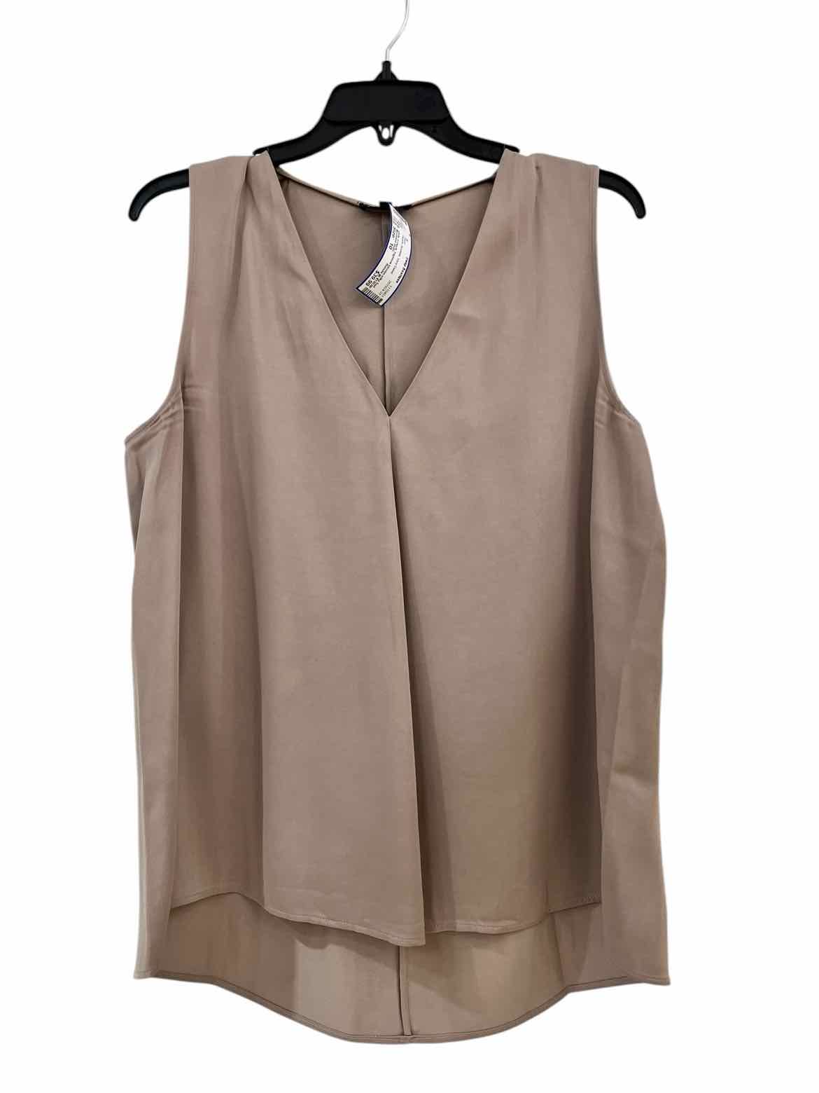Massimo Dutti Taupe Size 10 Shirt