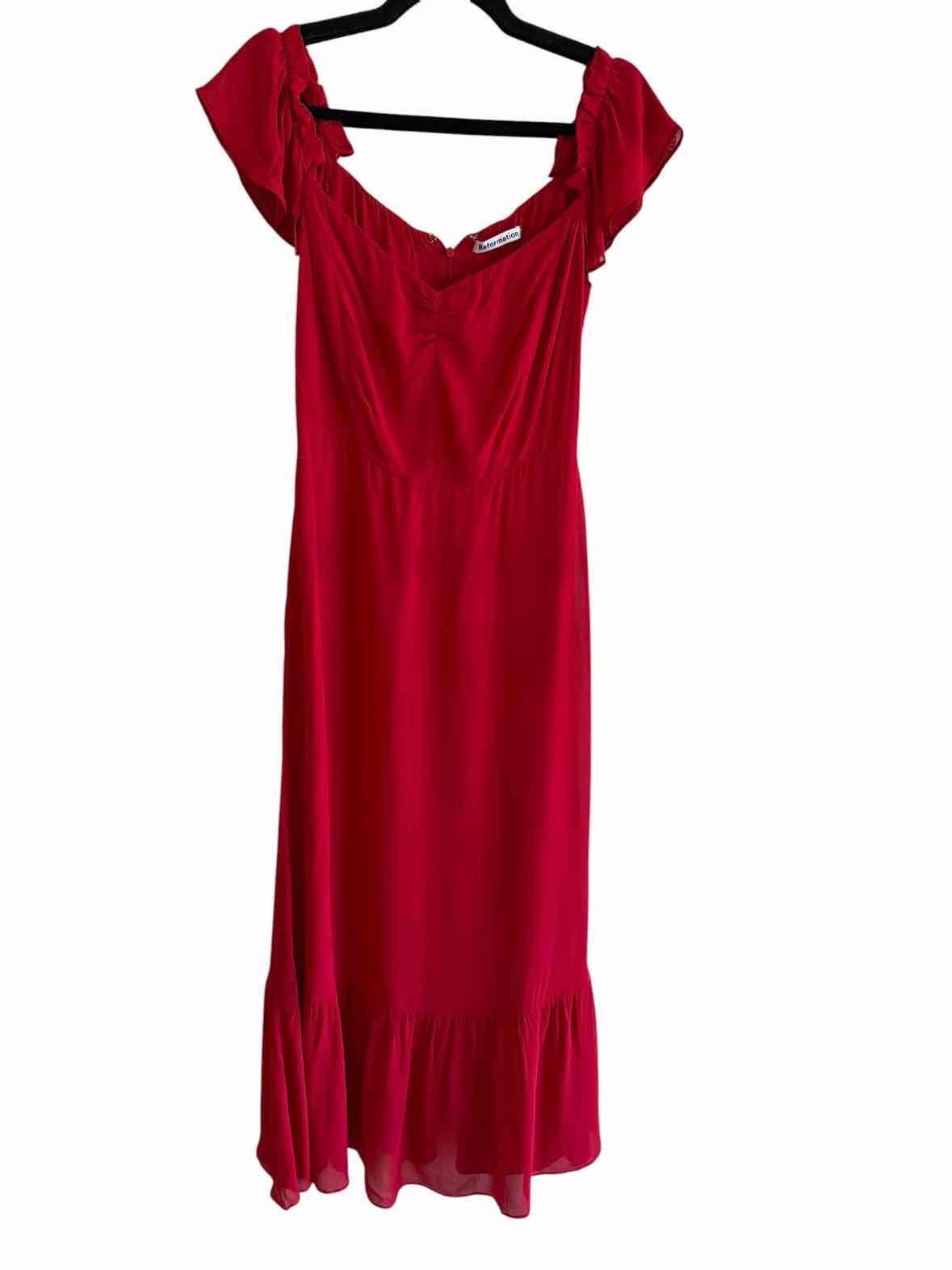 Reformation Red Size 8 Dress
