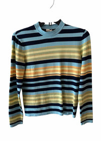 J Crew Blue Multi Size M Sweater