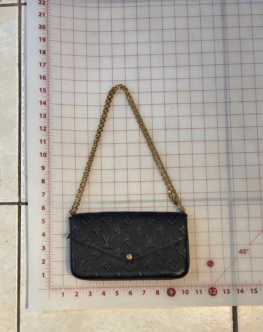 Louis Vuitton Pochette Felicie Black Handbag
