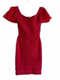 Herve Leger Red Size XXS Dress