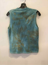 Ann Taylor Blue Multi Size M Shell