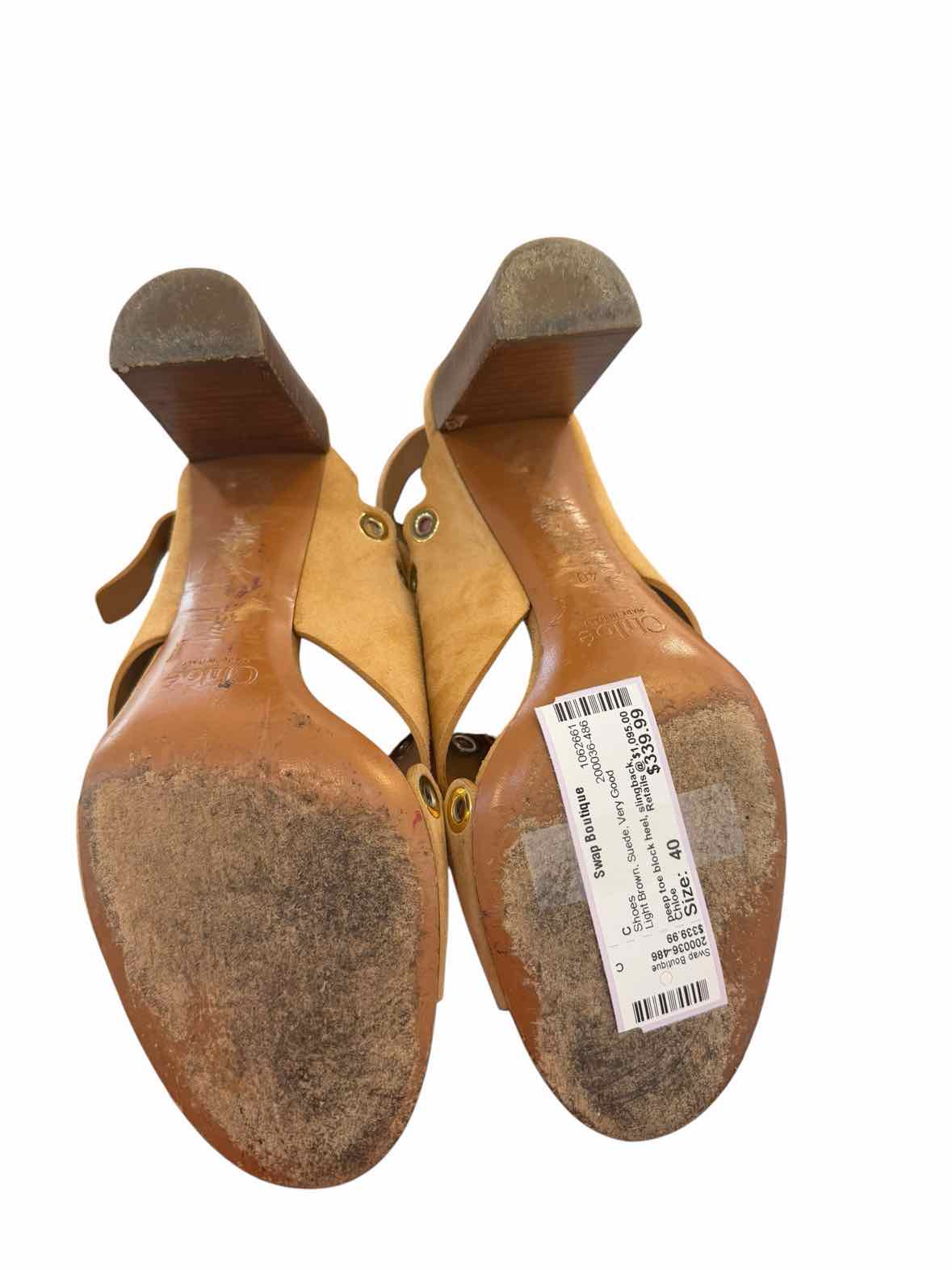 Chloe Light Brown Size 40 Shoes