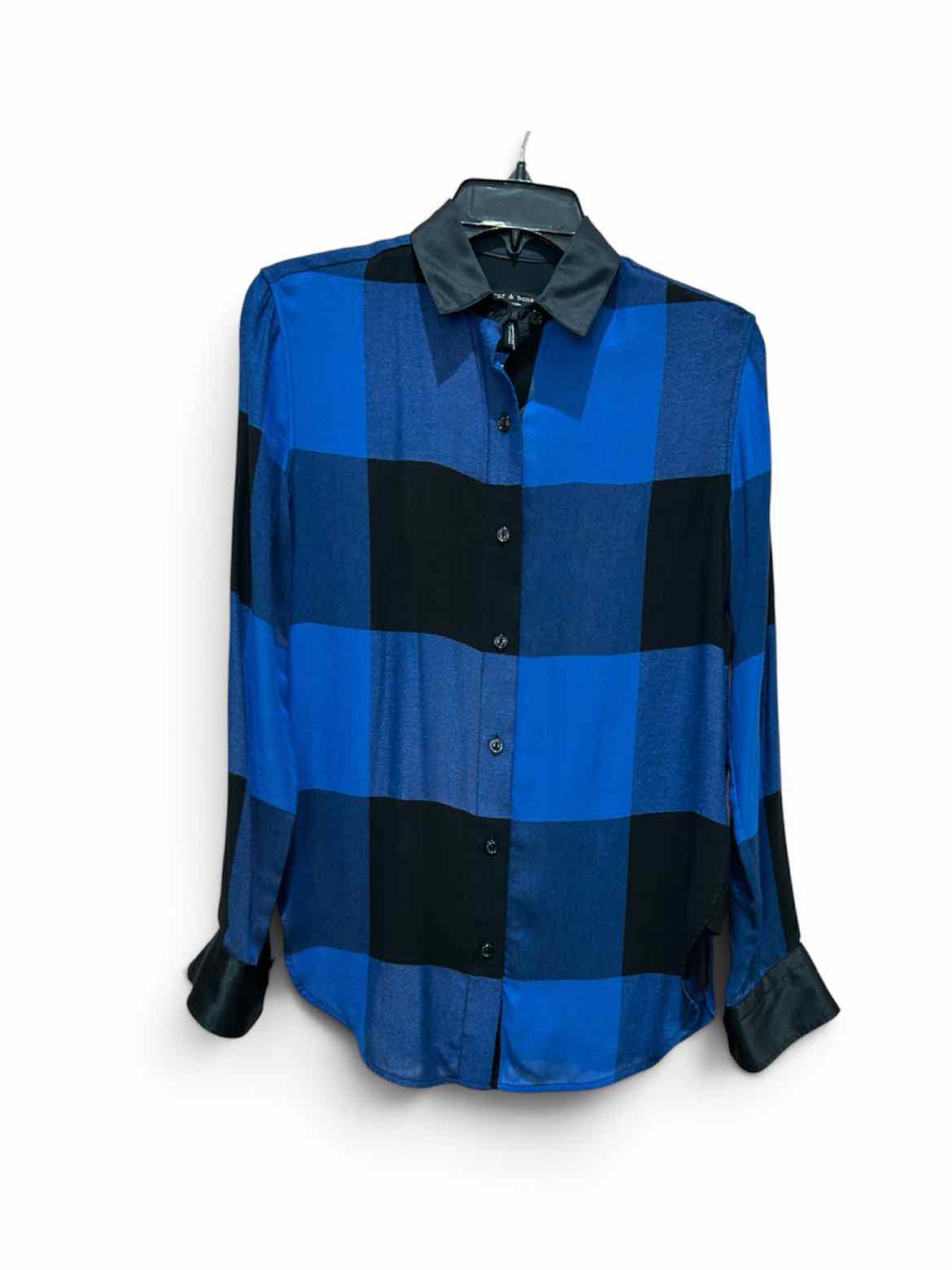 rag & bone Black and blue Size XXS Shirt