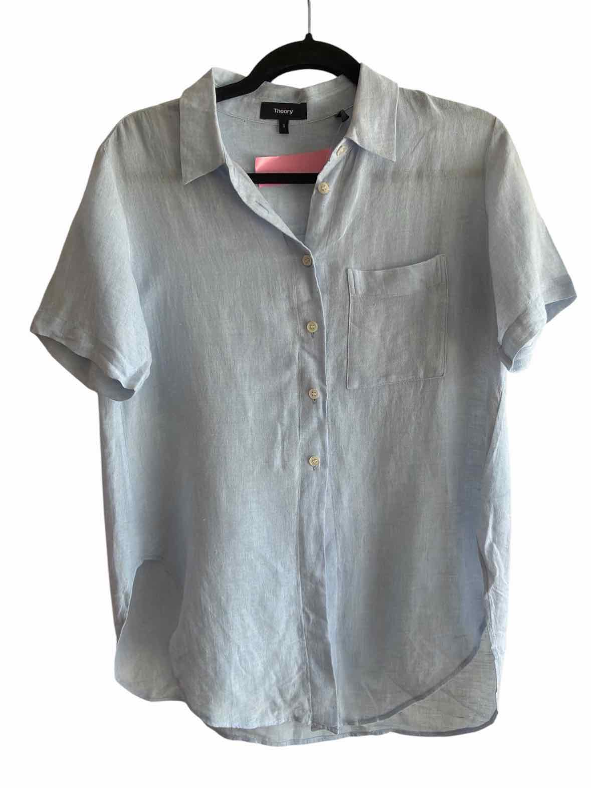 Theory Light Blue Size S Shirt