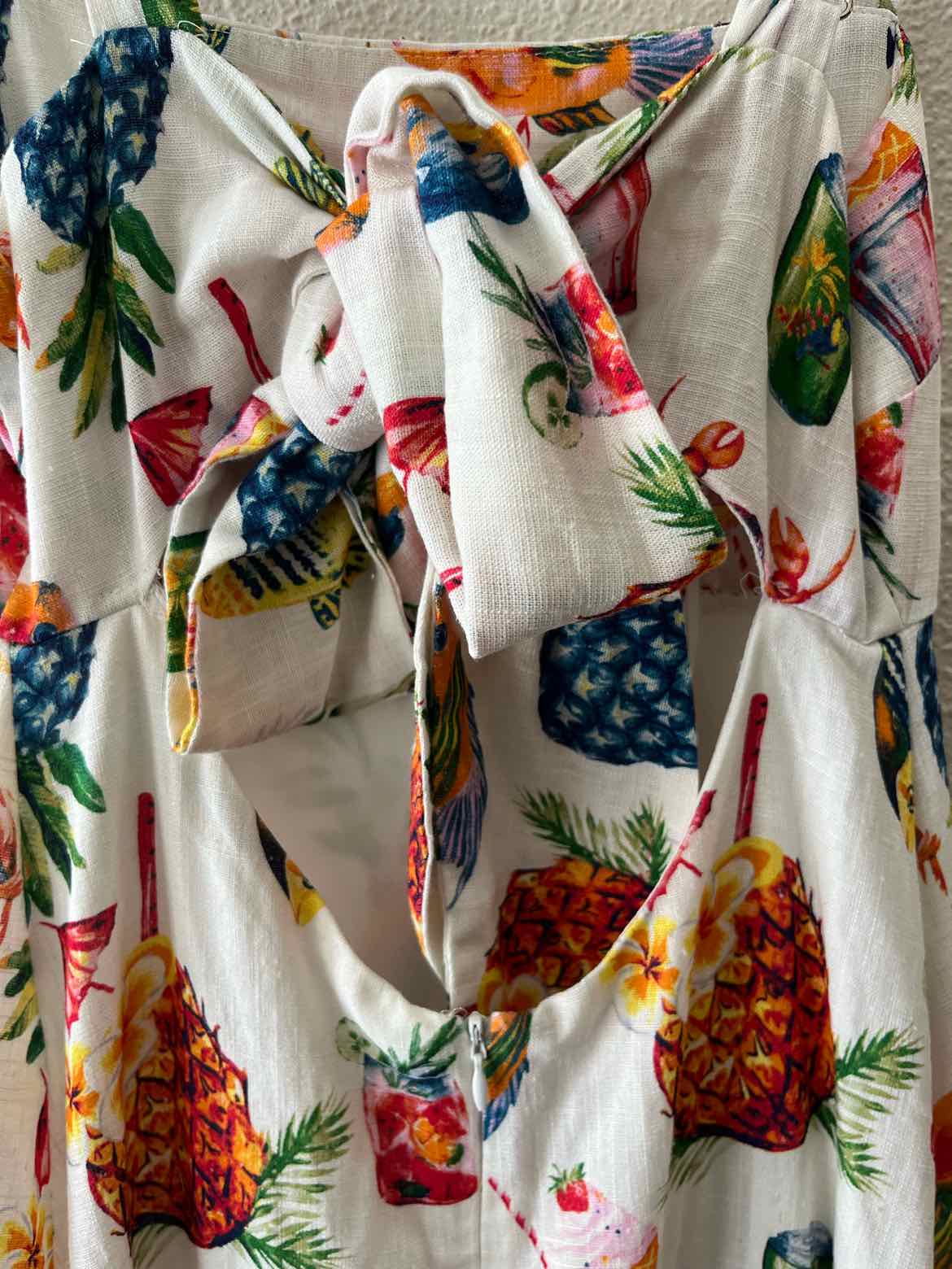 Moon River White Multi Size XS Dress