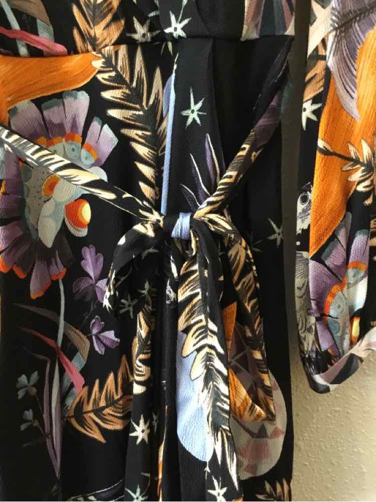 Temperley Black Multi Size 6 Dress
