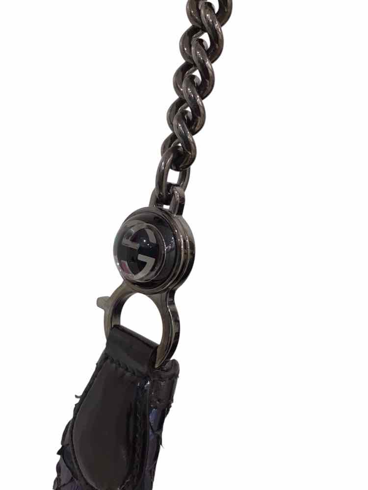 Gucci Galaxy Python Dark Blue Handbag