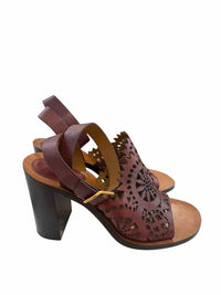 Chloe Burgundy Size 10 Shoes