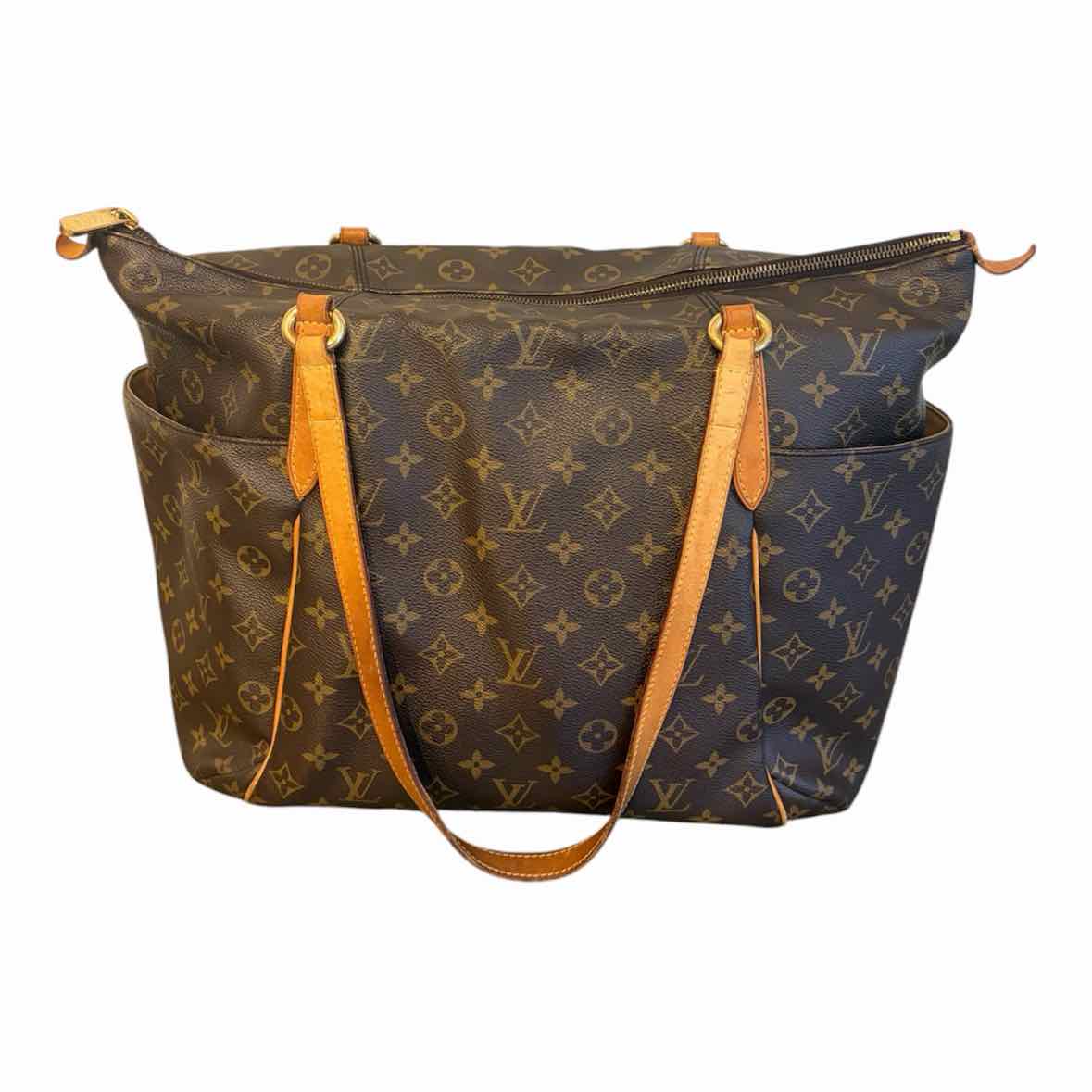 Louis Vuitton Brown and Tan Handbag