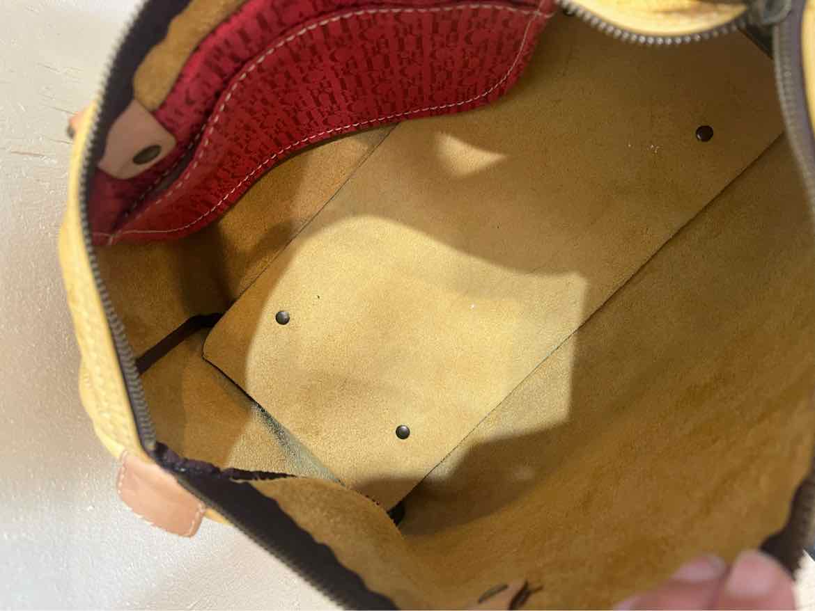 Carolina Herrera Andy 7 Yellow Handbag