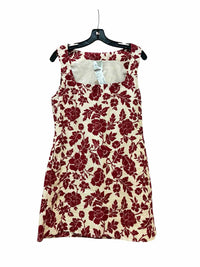 Posse Maroon and Cream Size M Dress