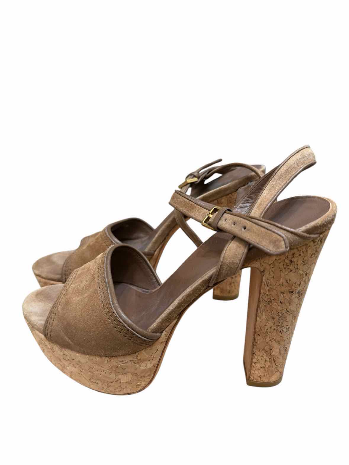 Gucci Brown & Cork Size 39 Heels