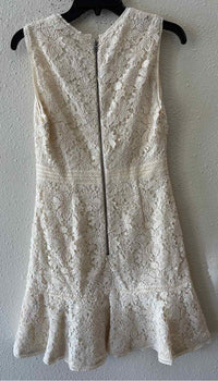 alice + olivia Cream and White Size 4 Dress