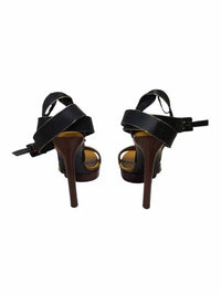 Lanvin Yellow Brown & Black Size 37 1/2 Shoes