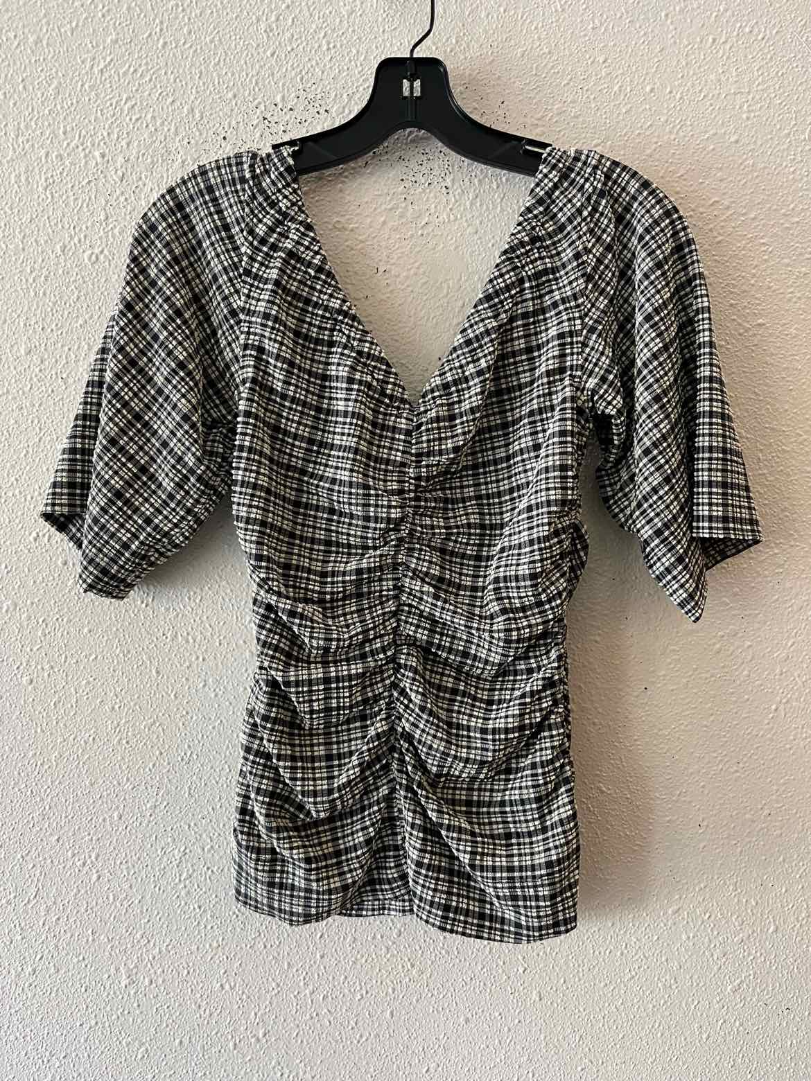 Ganni Black and white Size 34 Shirt