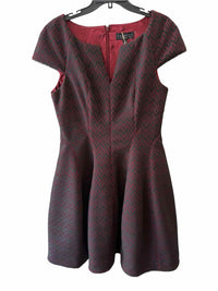 Laundry by Shelli Segal Burgundy and black Size 12 Dress