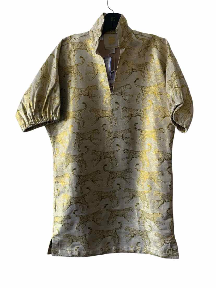 Emily McCarthy Gold Size XXS Dress