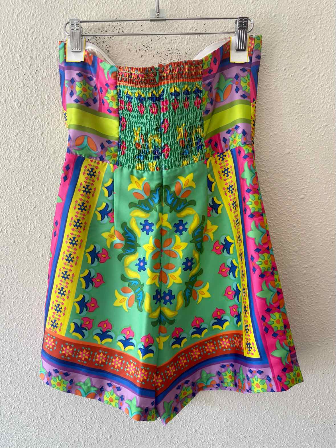 Lavender Brown Green multi Size M Romper