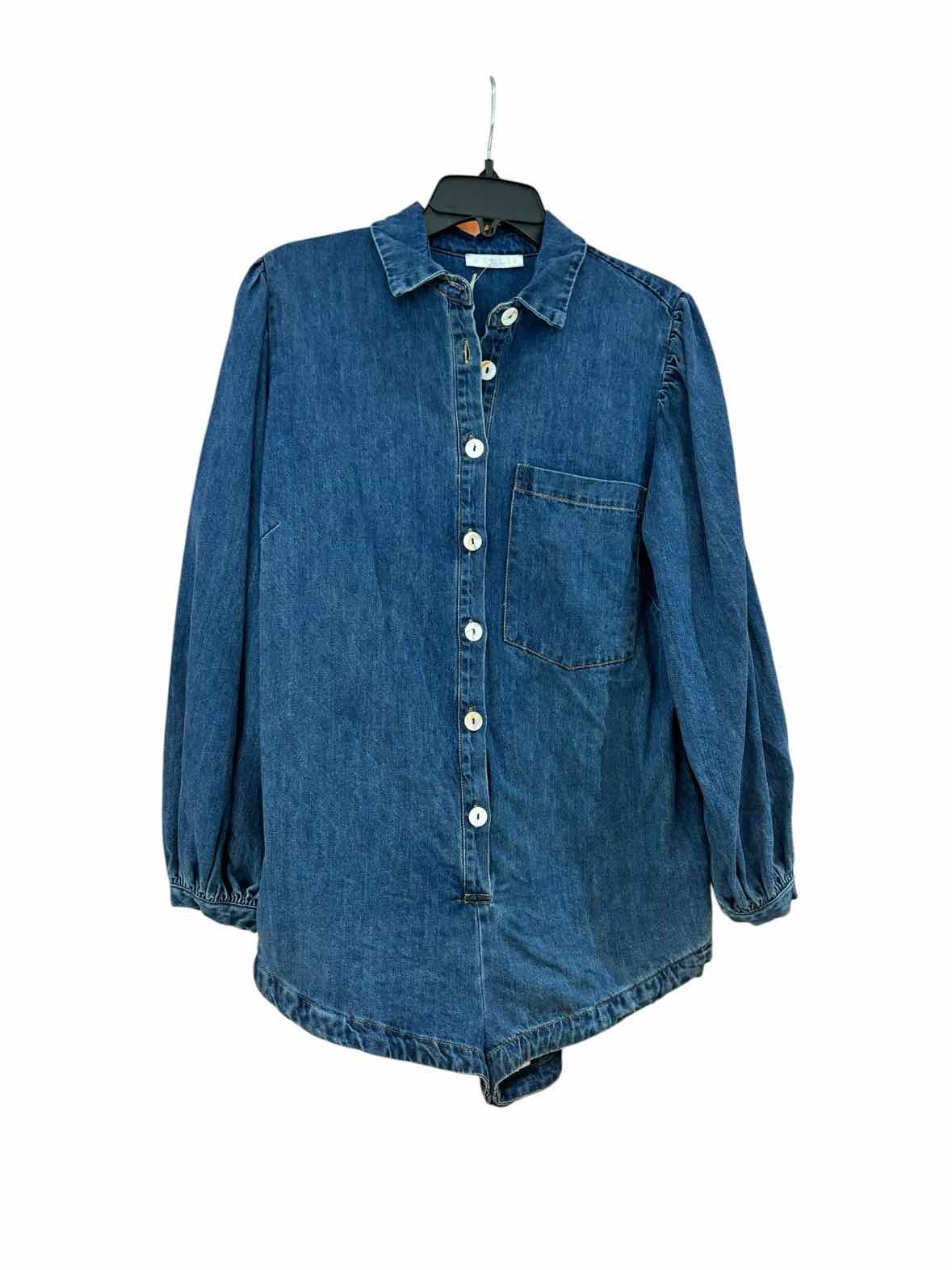 Karlie Dark Wash Size L Romper