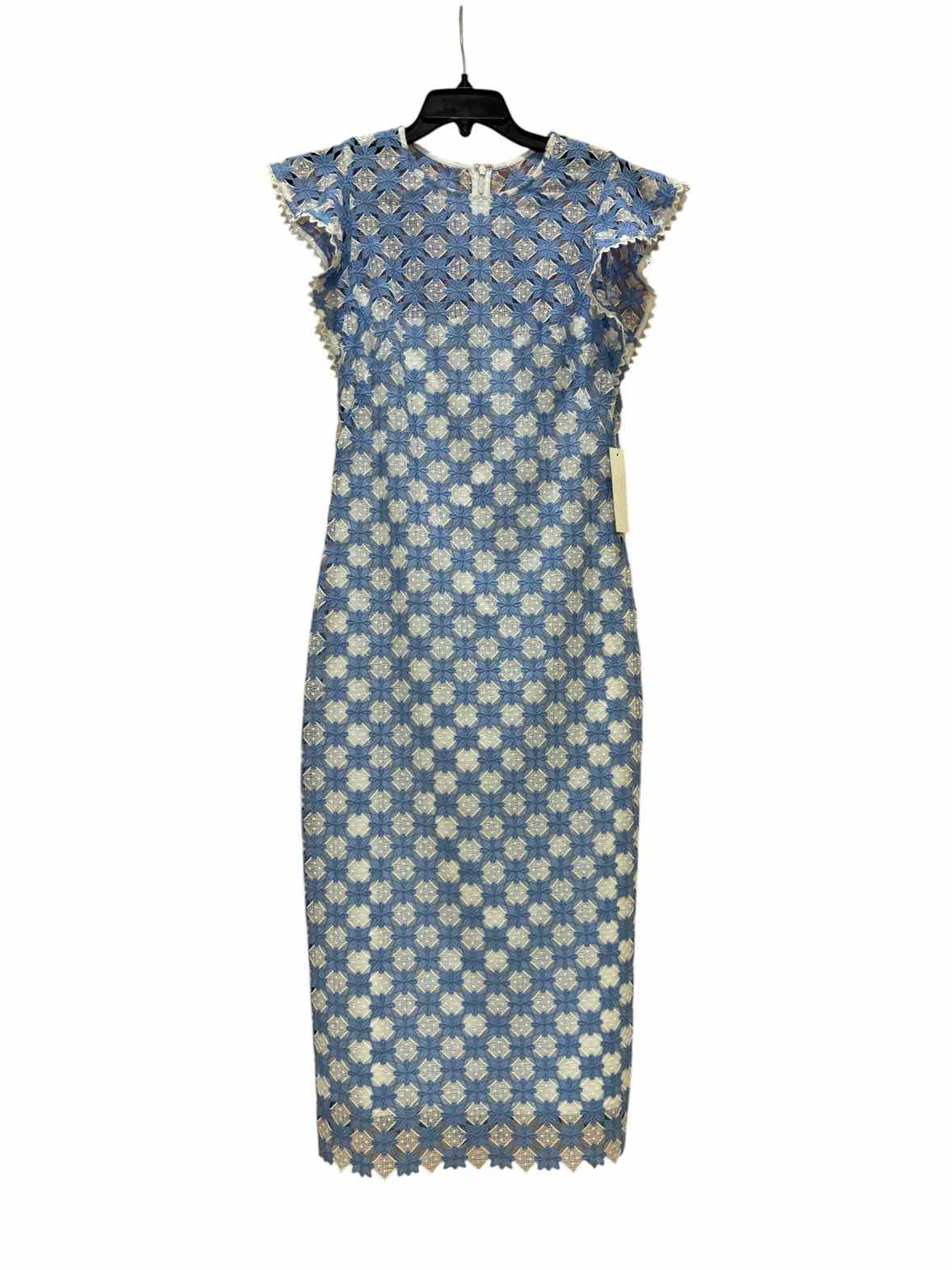 Shoshanna light blue and white Size 4 Dress – Swap Boutique