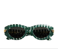Bottega Veneta Sea Green Sunglasses
