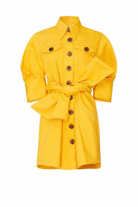 Acler Yellow Size 2 Dress