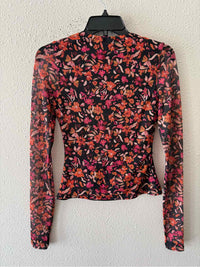 Mink Pink Black Multi Size S Shirt