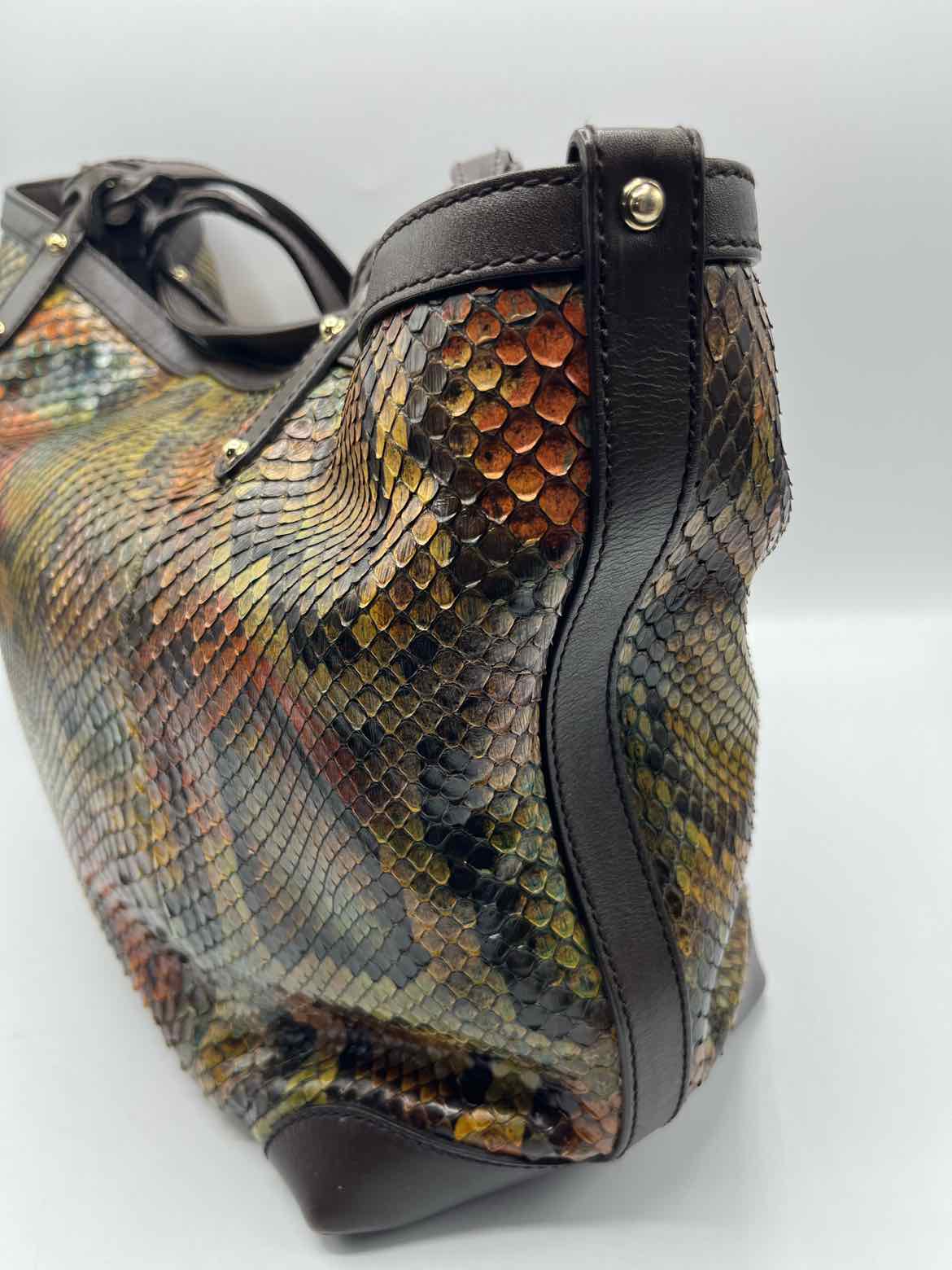 Gucci green and brown Handbag