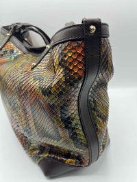 Gucci green and brown Handbag