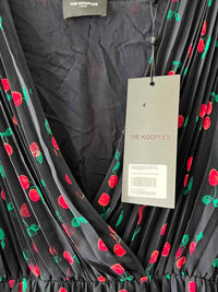 The Kooples Navy and Red Size L Dress